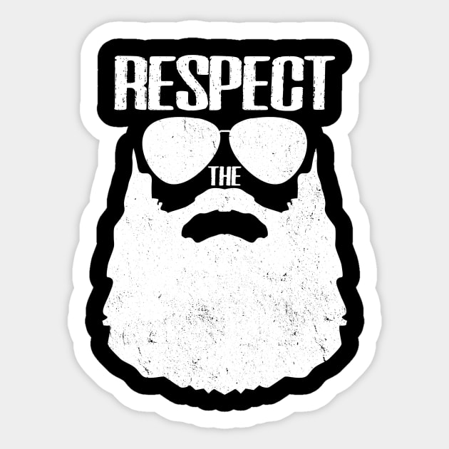 Respect Beard Sticker by Imutobi